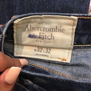 Distressed Men’s Abercrombie &Fitch jeans